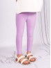 Kids Solid Color Stretchy Legging